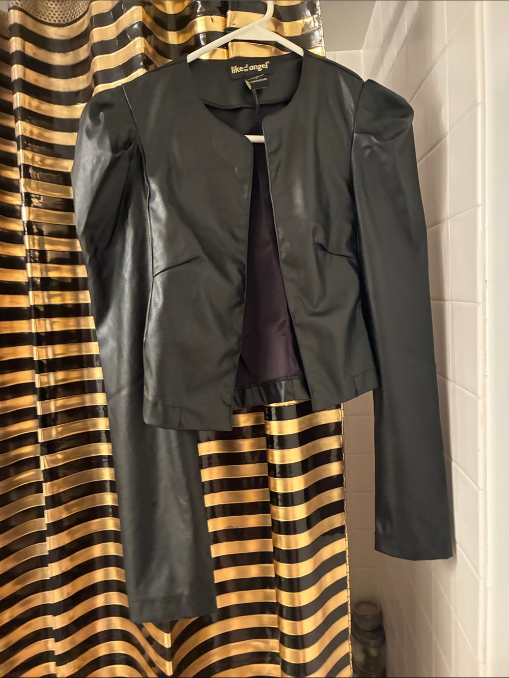 Vinyl Bolero Jacket